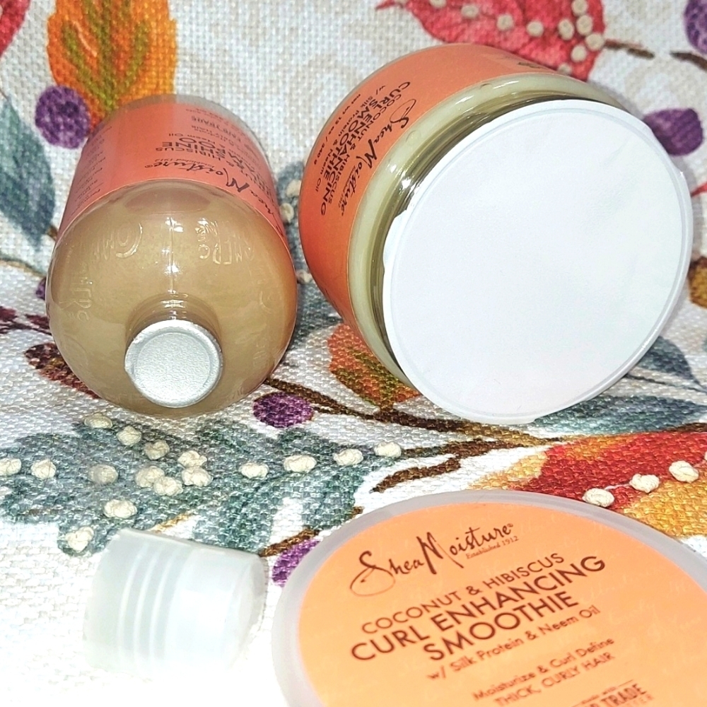 NWT Shea Moisture Coconut and Hibiscus Curly Hair Bundle - Picture 3 of 5